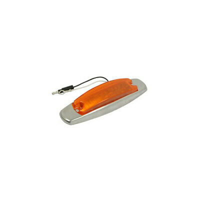 ROADPRO RP-1370A  4 75X1 25 LED SEALED LIGHT W 6 25 STAINLESS STEEL BASE AMBER