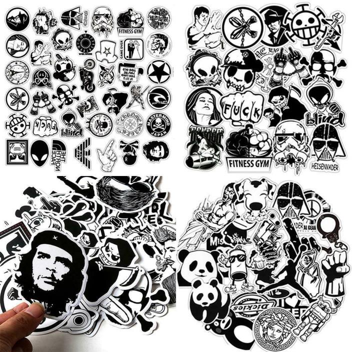 60pcs Cartoon Shape Car Stickers Vinyl Decal Sticker Car Decoration T8G4