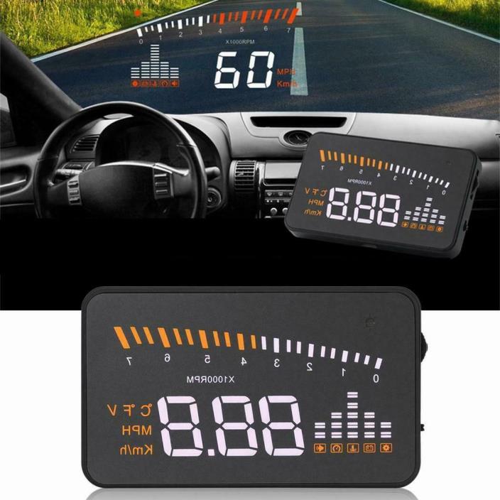 Auto Speed Monitor GPS HUD 3 Inch Car Head Up Display X5 IXH4