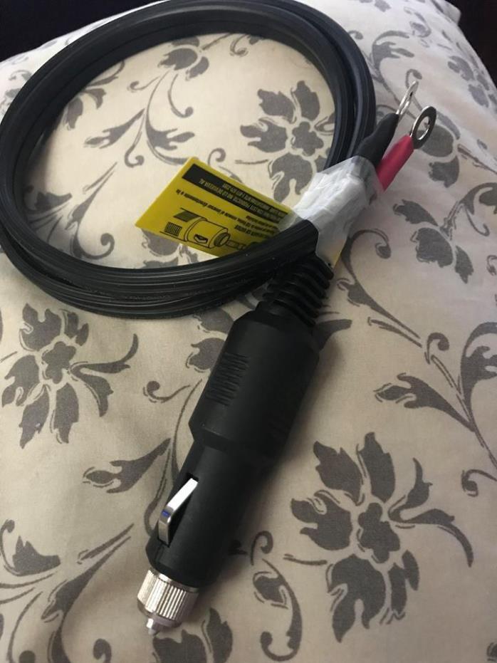 23.5 inch 12-24V Male Car Cigarette Lighter Socket Plug Connector Invertor Cable