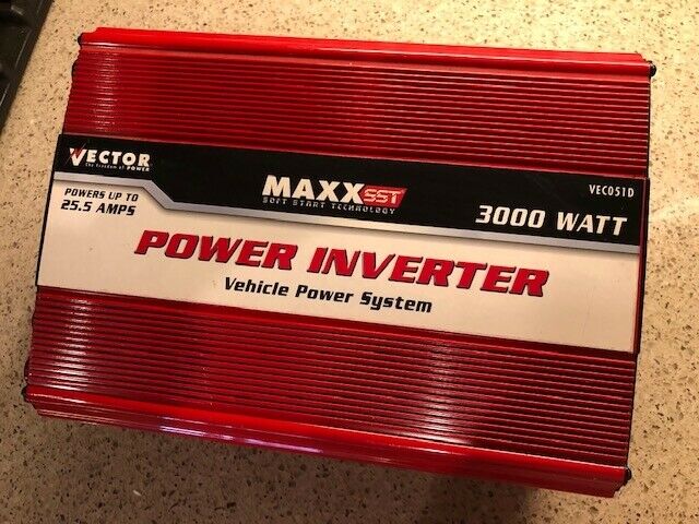Vector 3000 Watt Power Inverter VEC051D - LIKE BRAND NEW - no box