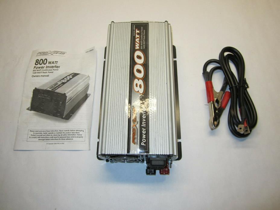 Pro-X-One 800 Watt Power Inverter Model #64009624