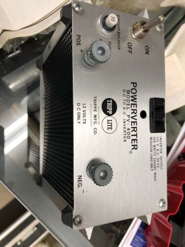 Tripp Lite Powerverter Model PV-400 DC to AC Portable Inverter 400watt