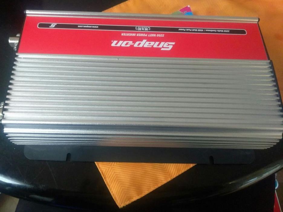 Snap On EEPI2250 2250 Watt Power Inverter -USED ONCE,EXCELLENT SHAPE