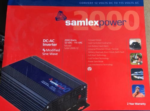 Samlex 2000W Modified Sine Wave Inverter With Remote - 12V SAM-2000-12