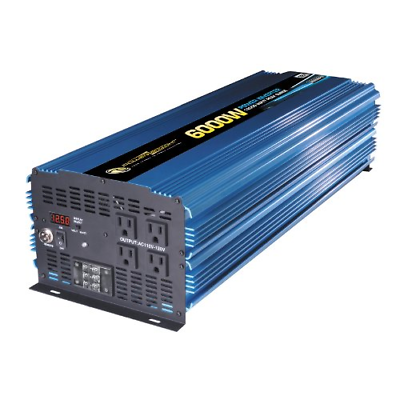 Power Bright 12 Volt DC to AC 6000-Watt Power Inverter