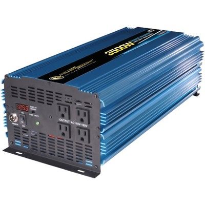 New PowerBright PW3500-12 12-Volt Modified Sine Wave Inverter (3,500 Watts)