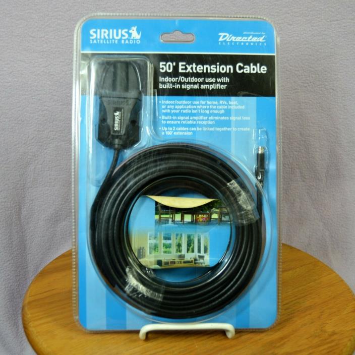 Directed Electronics Sirius Satellite Radio 50’ Antenna Extension Cable With Amp