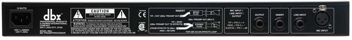 286s Microphone Pre-amp Processor. Harman International Industries, Inc