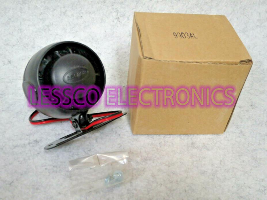 Audiovox 9903AL High Decibal Car Alarm 6 Tone Siren 12 Volt (Replced AS-9903)