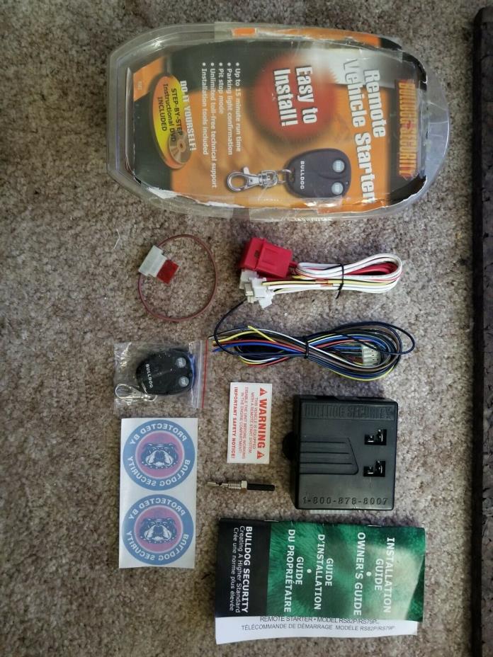 Bulldog Security Remote Starter (Only Missing DVD, Elec. Tape & Razor Blade)