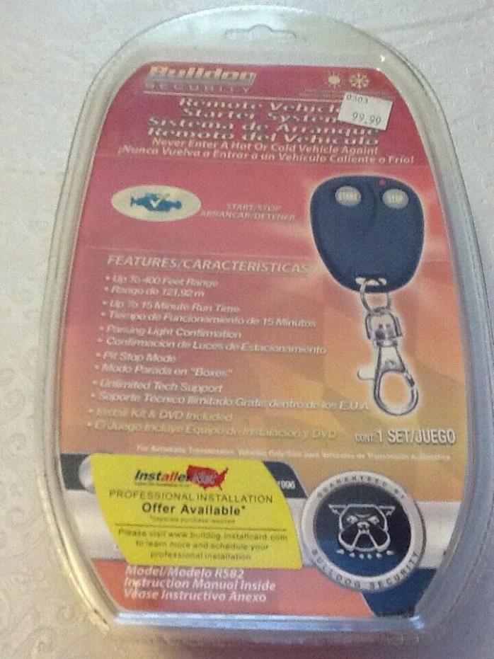 Bulldog Security Remote Vehicle Starter System - New In Box