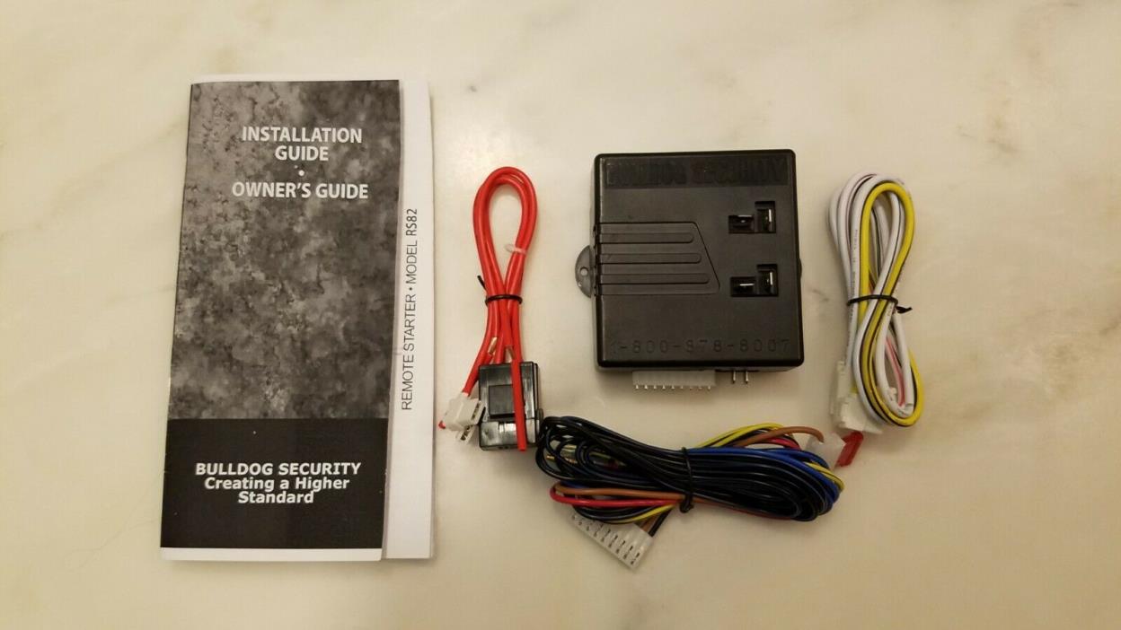 Bulldog Security Remote Vehicle Starter System Model RS82