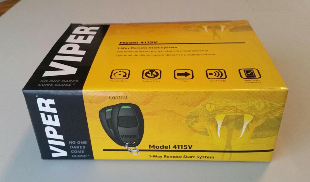 Viper 4115V Car Remote Start with 2 One Button Remotes New