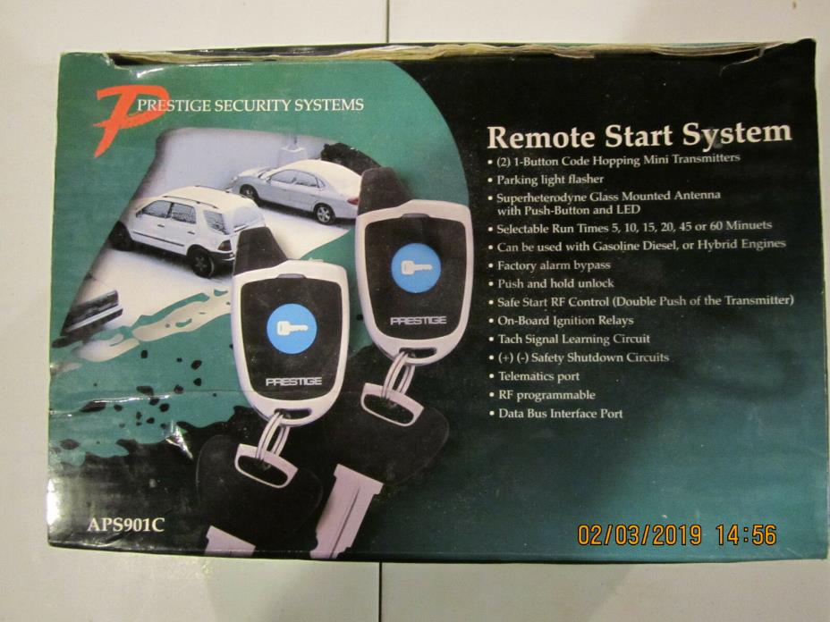 Brand New APS901C Prestige Remote Start System Only Pictured!