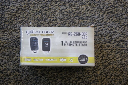 Excalibur RS-260-EDP v2.0 1-Button Keyless Entry & Remote Start - Never Used!