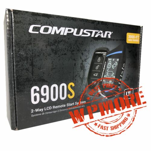 Compustar CS6900-S-Kit 2-Way LCD Remote Start System RF-2WT9-FM 2WT9R T9 FMX