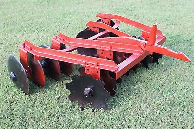 1pt Double Gang Disc Harrow Fast Hitch Farmall IH Super A 100 140 Disk 1 Point