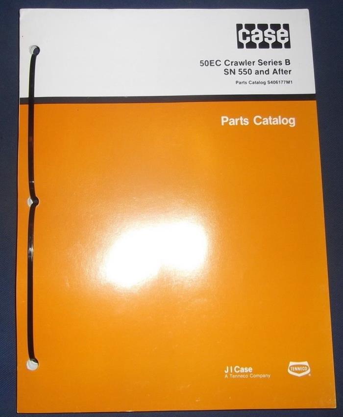 CASE 50EC SERIES B CRAWLER EXCAVATOR PARTS MANUAL BOOK CATALOG S/N 550-UP