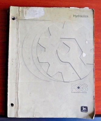 John Deere: Hydraulics: Fundamentals of Service - 1987 PB Manual