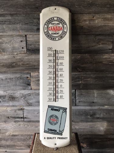 Vintage Portland Cement Thermometer