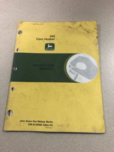 John Deere JD 300 Corn Husker Picker Operators Manual