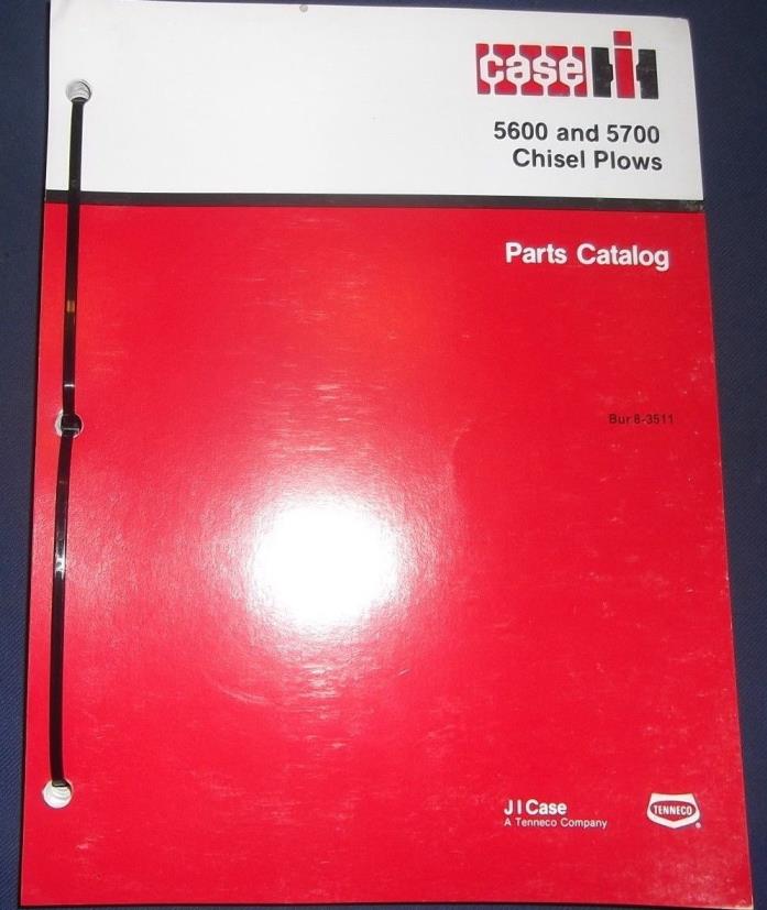 CASE 5600 5700 CHISEL PLOW PARTS MANUAL BOOK CATALOG
