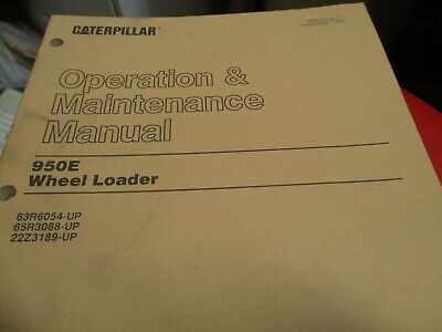 Caterpillar 950E Wheel Loader Operation & Maintenance Manual