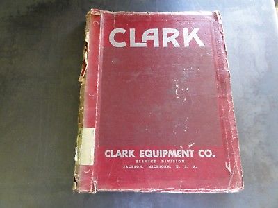 Clark Electric Clipper D Maintenance Manual and Parts Book Manual