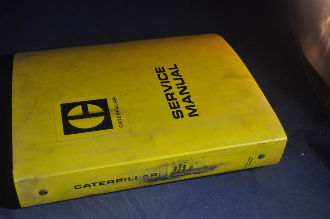 992 Wheel Loader Service Manual Caterpillar