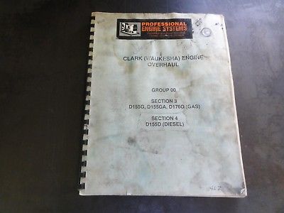 Clark (Waukesha) Engine Overhaul Manual    Group 00