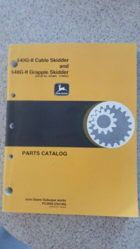 John Deere Parts Catalog 540g-ll Cable Skidder And 548g-ll Grapple Skidder