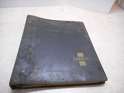 Cummins Marine Manual & Op & Maintenenance Manual for NVH & VT-12 Engines, 1960