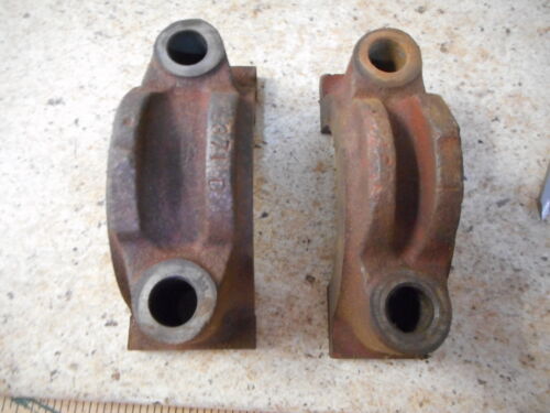 2 Farmall Main Bearing Caps, M, Super M, SMTA, 400, 450 6371D & 6370D