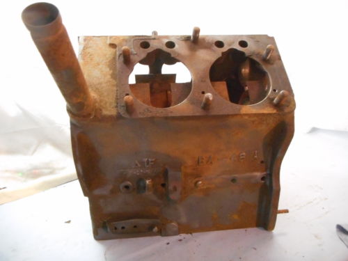 Wisconsin VF4 Engine Block Great Base, Crankcase, BA48A, No Cracks, VF4D VE4D