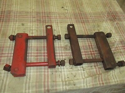 IH Farmall M SM MD 400 450  Drawbar Hitch Mounting Brackets   Antique Tractor