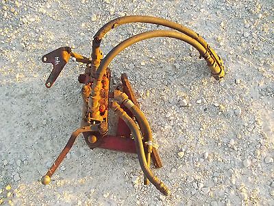 Massey Harris 44 tractor MH hydraulic hitch lift cylinder outlet hoses 3pt hitch