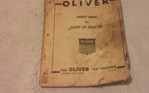 Oliver Super 55 Parts Book
