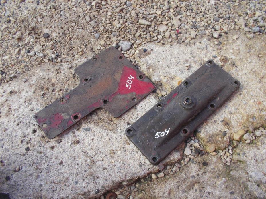 Farmall 504 IH Tractor transmission housing cover plates plate