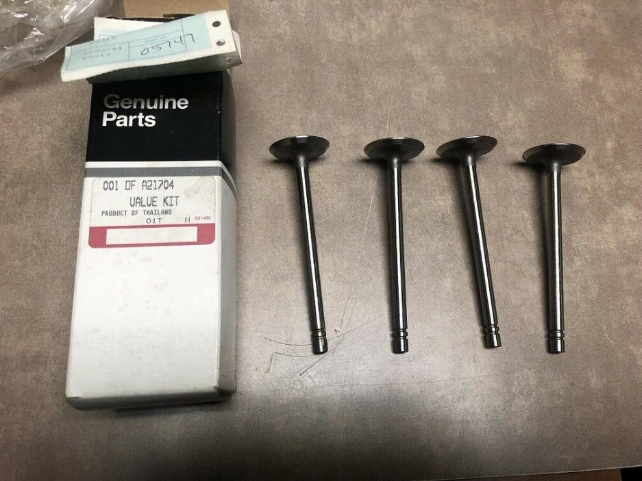 Set of 4 Case SC Tractor Intake Valves Part# A21704 NOS