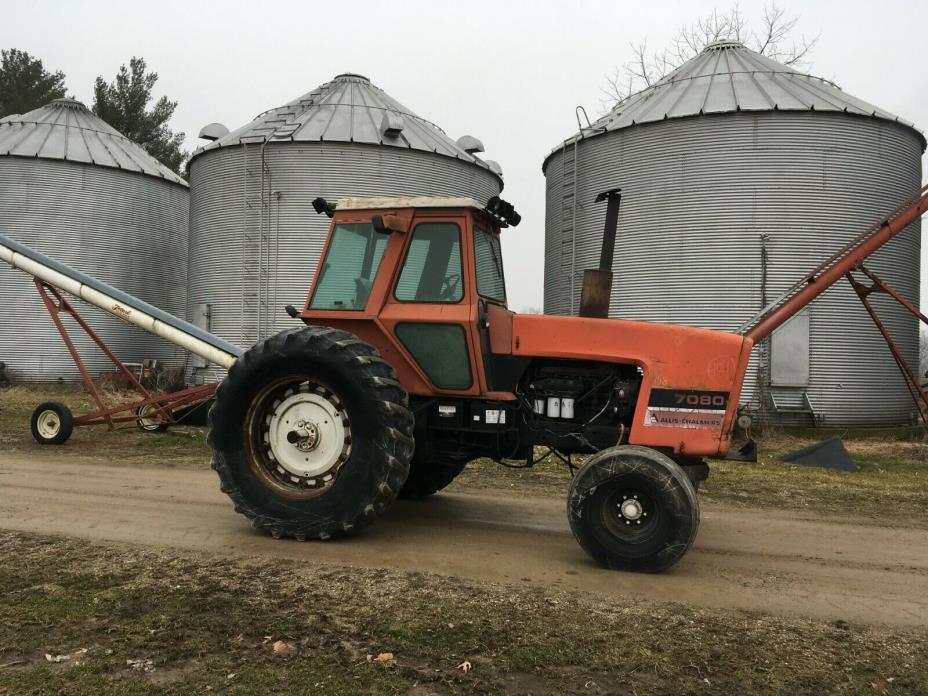 Allis Chalmers 7080 Tractor Runs Good 426 Motor