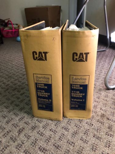 CAT Caterpillar 769D 771D TRUCK Service Manual 5SS 6YS  VOLUME I And II