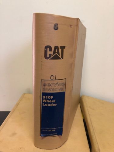 CAT CATERPILLAR 910F WHEEL LOADER SERVICE SHOP REPAIR BOOK MANUAL S/N 1SF1100-UP