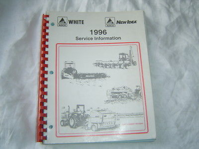 1996 White AGCO New Idea 4643 4644 4665 4845 baler service information manual