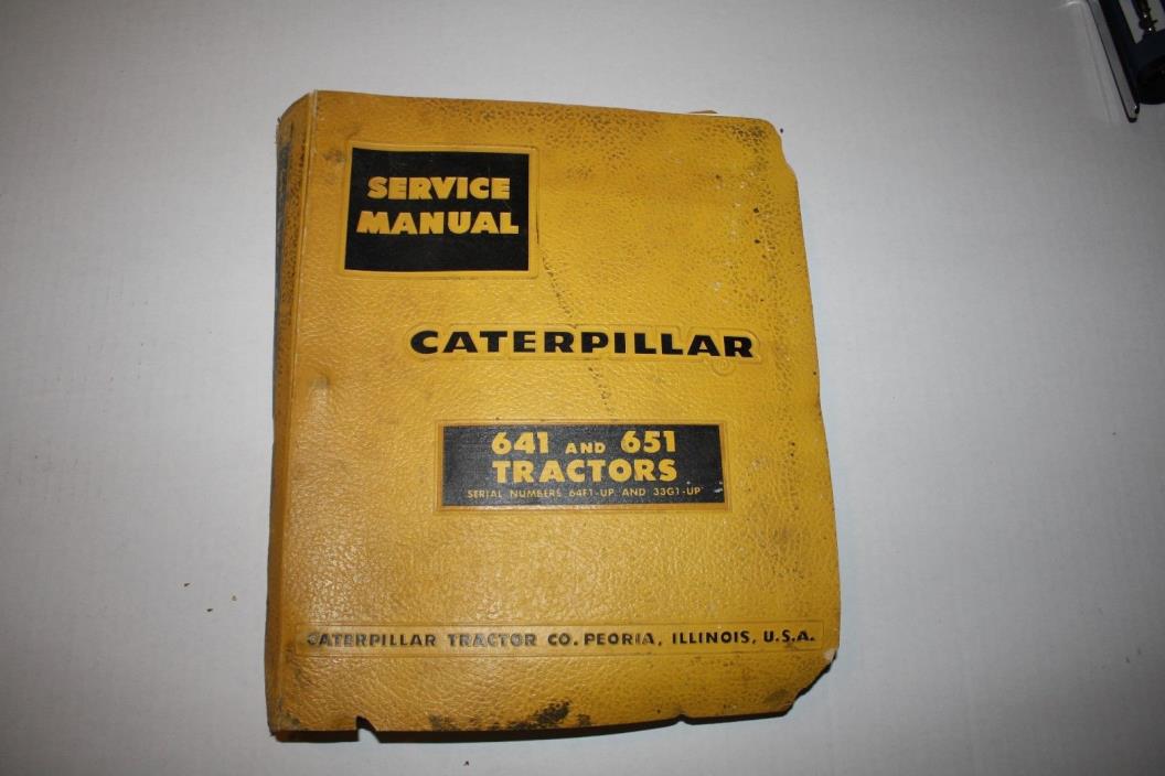 Caterpillar 641 And 651 Tractor Service Manual 64F1-UP 33G1-UP (137)