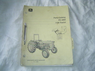John Deere 1120 tractor parts catalog manual book PC-4082