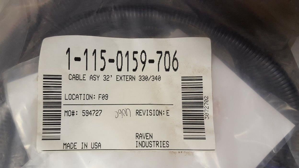 New Raven 330/340 Console/Flow Cable 32' 115-0159-706