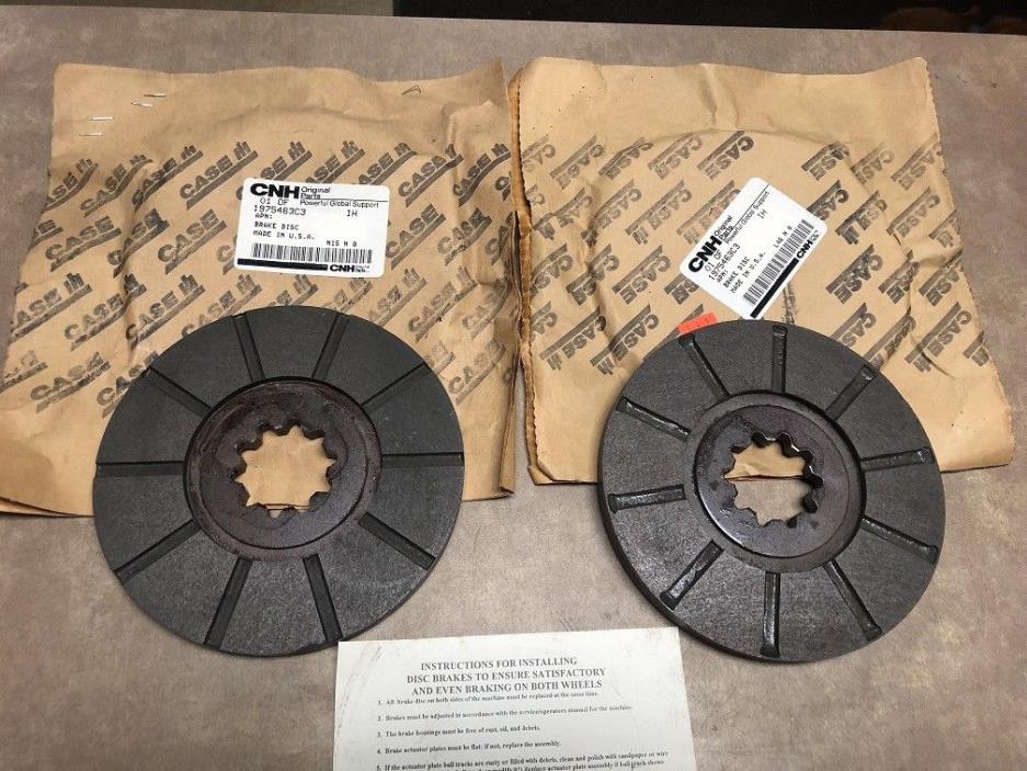 Pair of 2 Case IH Brake Disc Part# 1975463C2 for Tractor 656 664 666 686 NOS