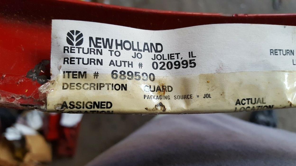 NEW HOLLAND PART # 689590 GAURD