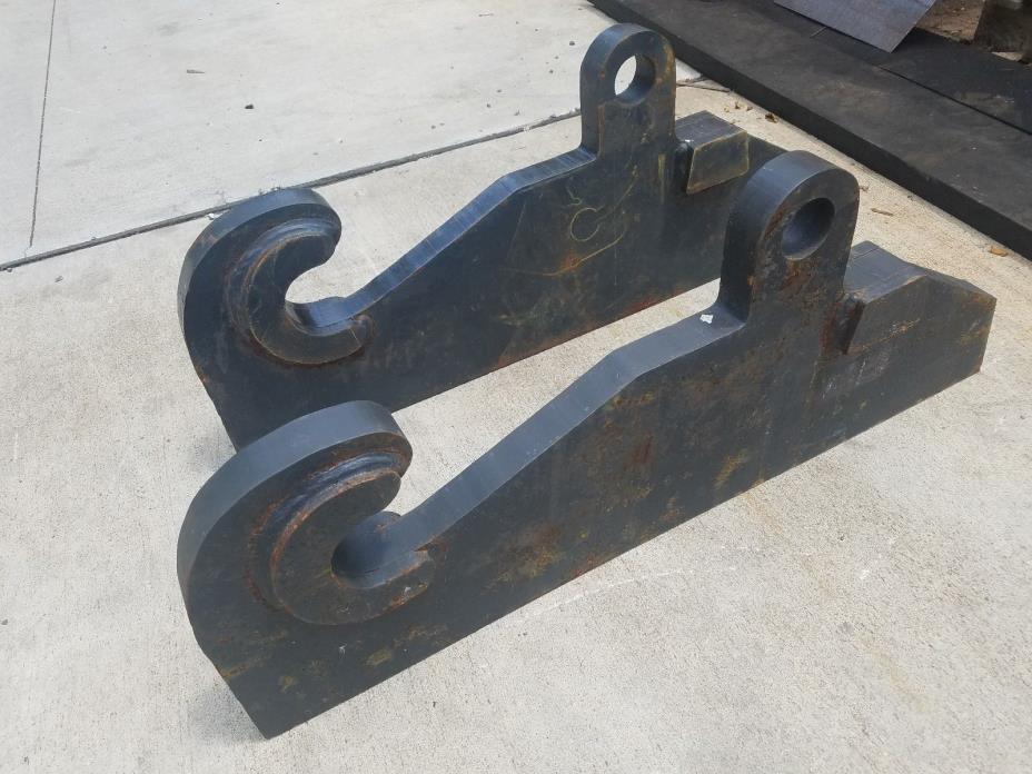 JRB 417/418 Quick Attach Coupler Blank Adapter mounts JRB Loader LOCAL PICK-UP